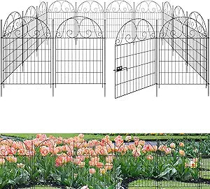 14 Panels Decorative Garden Fencing,36in H x 27in L,Fencing for Garden Beds, Garden Fence Animal Barrier for Yard,Flower Bed & Outdoor Border