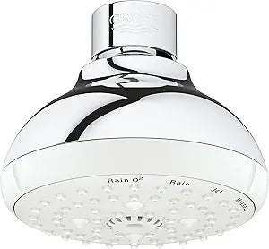 Grohe 26044001 Tempesta Classic 100 1.75 GPM 4-Spray Shower Head, Starlight Chrome