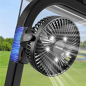 AMACOOL Magnetic Golf Cart Cruise Fan, 10000mAh Portable Travel Fan for Sleeping, Birthday Gifts for Women Golfer Men Dad Father, Golf Cart Accessories Cruise Travel Essentials 2026
