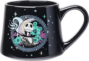 Silver Buffalo Disney Nightmare Before Christmas, Tapered Pottery Mug, 14oz
