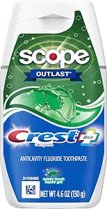 Complete Plus Scope Outlast Liquid Gel Toothpaste 4.6 oz