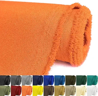 Waterproof Canvas Fabric by The Yard 600D Upholstery 58x108in Orange