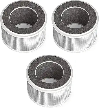 Nispira MSB3 3-Packs Filter Replacement Compatible with Membrane Solutions Air Purifier True HEPA Activated Carbon