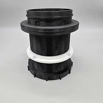 6 inch Magduct Portable Air Conditioner Vent Kit with Magnetic Tube Attachment - Through-Wall Solution for RVs & Homes (Fits 6" Ducting) (White, 6in)