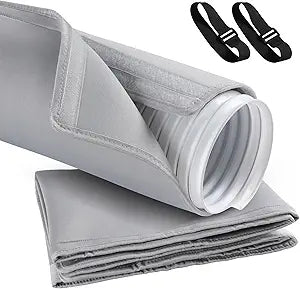 AGPTEK Portable Air Conditioner Hose Cover, Insulated AC Hose Sleeve for 5" & 5.9" Exhaust Hose, 60"AC Tube Duct Vent Wrap, Easy Installation, Gray