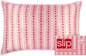 slip The Original Queen Pure Silk Pillowcase  Sweetie Limited Edition with Lace Trim  100% Pure Mulberry Slipsilk  Anti-Frizz, Anti-Crease, Anti-BedHead