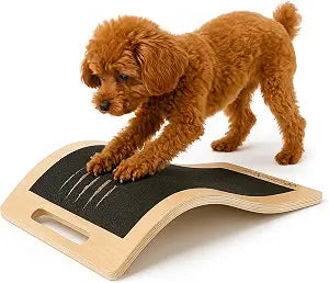Dog Scratch Board for Nails  Dog Nail Scratch Pad with 2 Extra Sandpapers & Training Guide  Safe Dog Nail File Board for Natural Trimming  Dog Nail Board for All Sizes (Small 15.7in * 9.8in)