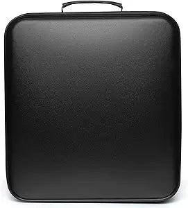 CD Case DVD Storage Case: 432 Capacity Hard Plastic DVD Case Holder Organizer Portable CD Wallet Binder Disc Holder Folder Blu Ray Album Sleeves for Car Home Travel | Audio Music (Black)