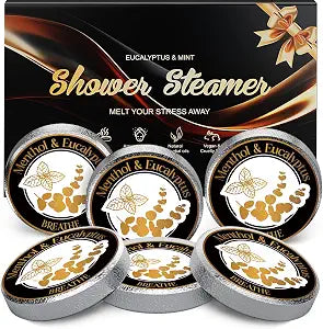 Stocking Stuffers for Mens, Eucalyptus Mint Shower Steamers Aromatherapy
