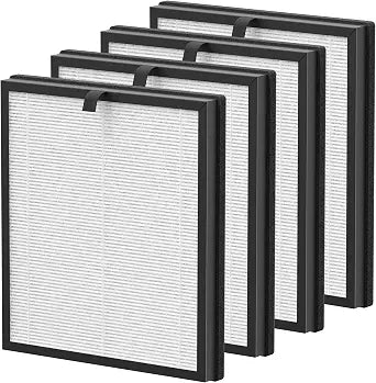 AP303 AP304 Replacement Filter Compatible with FRESHDEW & DAYETTE AP303/AP304/AP308 Air Purifier, 3 Stage Filtration for Home Large Room, 4 Pack (Original Filter)