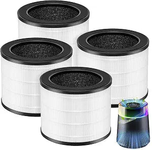 4 Pack MSB5 Filter Replacement for Membrane Solutions MSB5 Air Puri-fier
