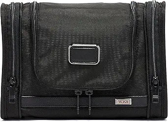 TUMI - Alpha Hanging Travel Kit - Toiletries and Cosmetics Organizer - Travel Essentials Bag with Hooks & Pockets - Black