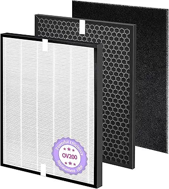 OV200 Replacement Filter Compatible with Oransi OV200 Air Purifier, Compared to Part# RF200