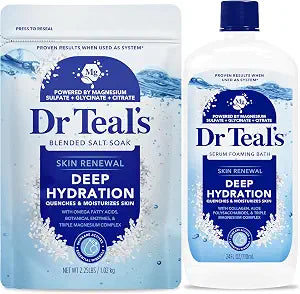 Dr Teal���s Skin Renewal Deep Hydration Salt & Foaming Bath Combo Pack