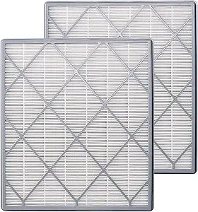 HE401 Filter Replacement for Shark Air Purifier 4-Fan Models, H13 True HEPA Filter Replacement Compatible With Shark HE401C HE402 HE405 HE400, HE4FKPET HE4FKPRO HE4FKBAS 100356-chn-1 Filter, 2 Pack