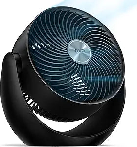 DREO Fan for Bedroom, Floor fans for Whole Room, 40ft Strong Airflow, 120┬░ Adjustable Tilt, 28db Low Noise, Quiet, 11 Inch, 3 Speeds, 2025 New Air Circulator for Office, Kitchen, Home