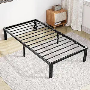 DUMOS Twin Bed Frames, 14 Inch Height Platform Bed Frame