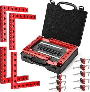 4P 5.5" 90 Corner Clamps for Woodworking, Right Angle Clamps