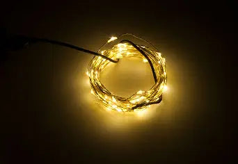 Karlling USB Plug in LED Fairy Lights,5 Packs of 50 LED Bulbs 16 Ft Silver Wire Starry String Lights for Bedroom Patio Garden Party Wedding Commercial Lighting (Warm White)
