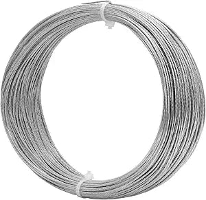 Picture Hanging Wire,120FT Picture Frame Wire for Photo Frame,Metal Line for Canvas Paintings,Mirror,Artwork,Garden Decor & Holiday Decoration,Hanging Rope Supports Up to 30LBS