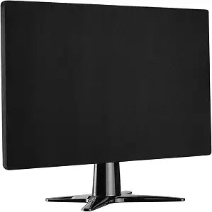 Flexible soft cloth computer dust cover for 22/23/24/25/26/27 inch computer monitors and most brands of in-room flat screen TVS (22 to 27 inch)