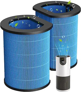 AP-H400 Wick Replacement Filter Compatible with Homedics 2-in-1 Cool Mist Humidifier & Air Purifier, High Efficiency Filtration for Dust Pollen Calcium Magnesium Ions, 2 Pack