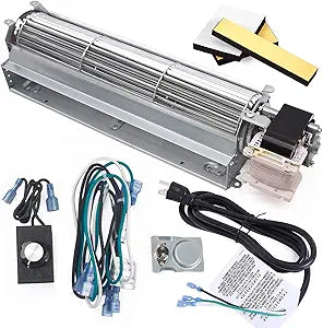 BKT BK Blower Fan Kit for Desa Tech, FMI, Vanguard, Vexar & Astria Fireplaces, GA3650 GA3700 GA3750 GA3650T GA3700T GA3750A Fireplace Blower Kit for Comfort Flame & Comfort Glow Fireplaces