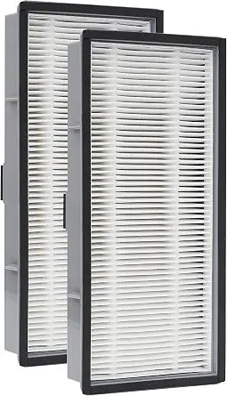 A/D/H True HEPA Replacement Filter, Advanced Allergen + Bacteria & Virus, Compatible with Filtrete FAP-TT-ADH, Replacement for Holmes HAP9243, Compare to AND Honeywell HPA060(BWM), 2 Pack