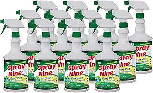 Spray Nine 26832-12PK Heavy Duty Cleaner, Degreaser & Disinfectant for Kitchens, Bathrooms, Yard Equipment, Automotive & Industrial 32 Fl Oz. (Pack of 12)