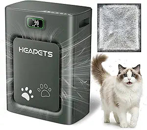 Pet Air Purifier for Home Large Room 2500 sq ft,H13 HEPA Washable Double-Sided Filter,Air Cleaner for Pet Hair Dander Odor Allergies Pollutant Smoke Dust,PM2.5 Air Quality Monitor,Auto Mode,P358 Black