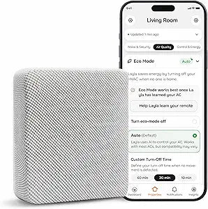 Layla Smart Air Conditioner Controller | WiFi Remote & Sensor | Wireless AC Controller, Home Energy-Saving Cooling Device | Quick & Easy Installation Maintains Comfort & Control for Mini Split