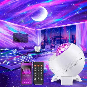 One Fire Northern Lights Projector, Galaxy Projector for Bedroom