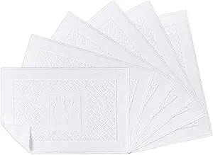 Bath Rug Bathroom Floor Mats - Washable Bathtub Shower Sink Floor Towels - 100% Turkish Cotton Bath Mat Towels (6)