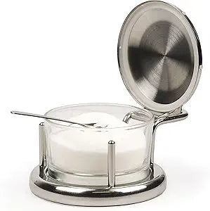RSVP Stainless Steel Endurance Salt Server with Spoon