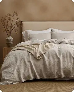 Bedsure 100% Linen Duvet Cover King Size, Washed 170 GMS European Flax-Linen, Soft 3pcs Bedding Set with Button Closure for Farmhouse, PureWoven Texture & Breathable for Hot Sleeper, Linen, Queen