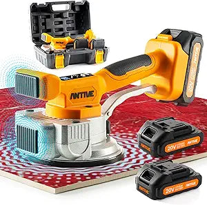Tile Vibration Tool Kit with Dual 20V Batteries  Cordless Tile Vibration Machine for Precise Tile Leveling and Installation | Dual Battery