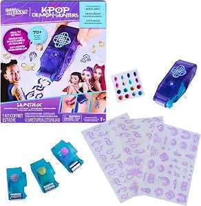 Cool Maker Kpop Demon Hunters HUNTR/X Shimmer Foil Tattoos, Ages 7+