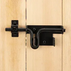 Slide Bolt Gate Latch, Heavy Duty Gate Latch for Outdoor Fence