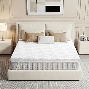 Extra Firm Mattress Topper 4 Inch Twin, Gel Memory Foam Bed Topper Pain Relief, Mattress Pad for Extra Support, Washable Cover with Anti-Slip Straps, CertiPUR-US Oeko-Tex Certified 38"x 75"