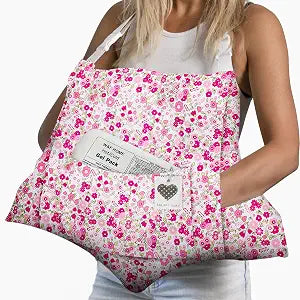 Hysterectomy Pillow for Abdominal Surgery, C Section Pillows, Post Hysterectomy Recovery Must Haves, Recovery Gifts Products, After Surgeries Tummy Tuck Pillow, Heart Surgery Pillows - Pink Flower