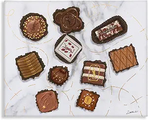 Stupell Industries Fashion Candy Glam Food, 24 x 30 Inch Canvas Wall Art