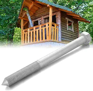 1 Pc 1.25 x 15 Inch Treehouse Lag Bolt Hot Dip Galvanized