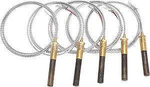 36'' 750mv Thermopile Generators for Fireplace Gas Ovens/Grills/Boilers/Water Heaters Frying Furnace 750Γ Millivolt Thermocouple