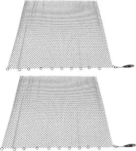 Fireplace Screen Safety Curtain, Fireplace Mesh Curtain HeatEasy to Install Decorative for Home (24 * 22in)