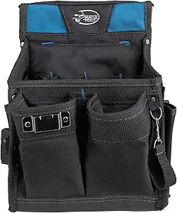 Dead On Tools HDP222496 Pro Electricians Professional Pouch, Black|Black