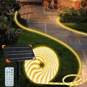 50Ft Solar LED Strip Lights Outdoor Waterproof 540 LED Strip for Pool