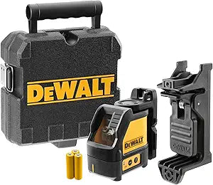 DEWALT Line Laser, Self-Leveling, Cross Line, Red Beam (DW088K)