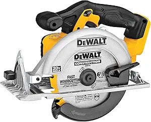 DEWALT 20V MAX Circular Saw, Cordless Sidewinder Style Portable, 6-1/2-Inch Blade, 5150 RPM, 0-50 Degree Bevel Capability, Battery Not Included (DCS391B)