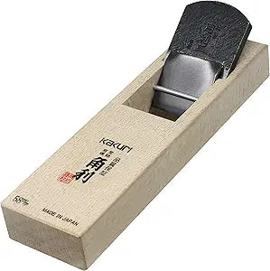 KAKURI Large Japanese Hand Plane for Woodworking 58mm, Aogami Blue Steel No.2 Blade, Professional Hand Planer Tool, Made in JAPAN