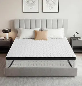 Twin XL Mattress Topper 3 Inch Firm to Extra Firm Dual Side Flippable | Extra Firm Bed Topper for Back Pain Firm to Extra Firm Dual Side Flippable Mattress Pad Washable Cover CertiPUR-US 80"x38"